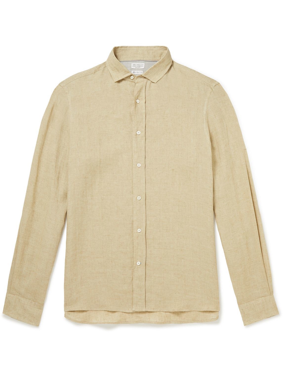 Brunello Cucinelli - Linen Shirt - Neutrals Brunello Cucinelli