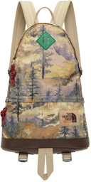 Gucci Beige & Brown The North Face Edition Watercolor Backpack