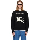 Burberry Black Knight Wool Cashmere Sweater