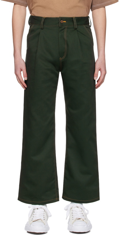 Photo: RICE NINE TEN Green Lovely Trousers