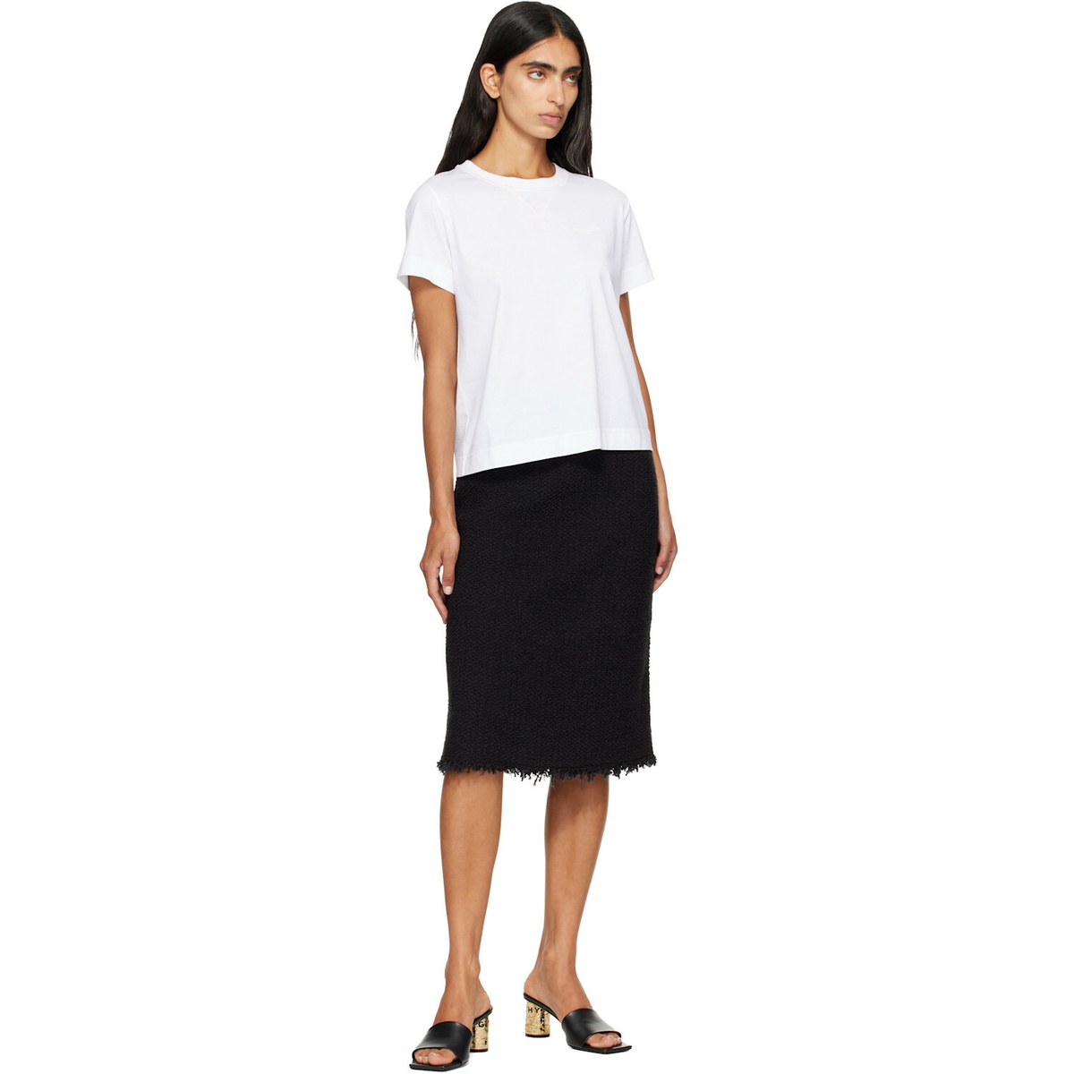 Givenchy White Logo Crewneck T-shirt