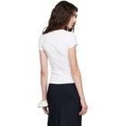 FLORE FLORE White Jill Baby T-shirt
