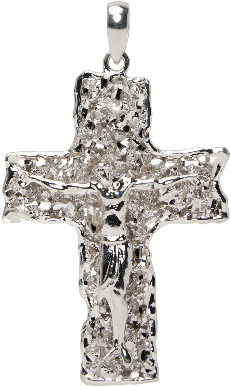 Veneda Carter SSENSE Exclusive Silver VC009 Pendant Veneda Carter