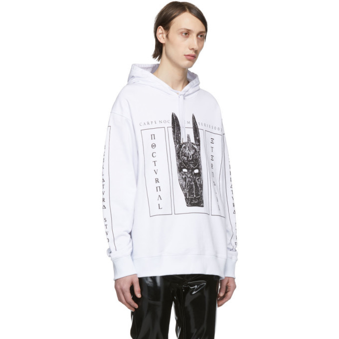 Nomenklatura Studio White Carpe Noctem Hoodie