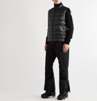 Moncler Grenoble - Wool-Blend and Quilted Shell Down Ski Jacket - Black