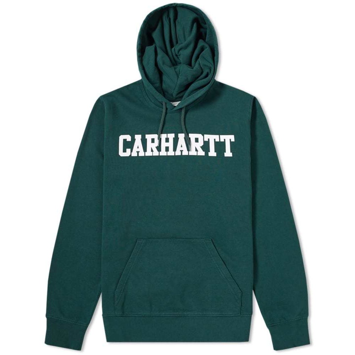 Photo: Carhartt Hooded College Sweat Green