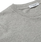 Engineered Garments - Printed Mélange Cotton-Blend Jersey T-Shirt - Gray