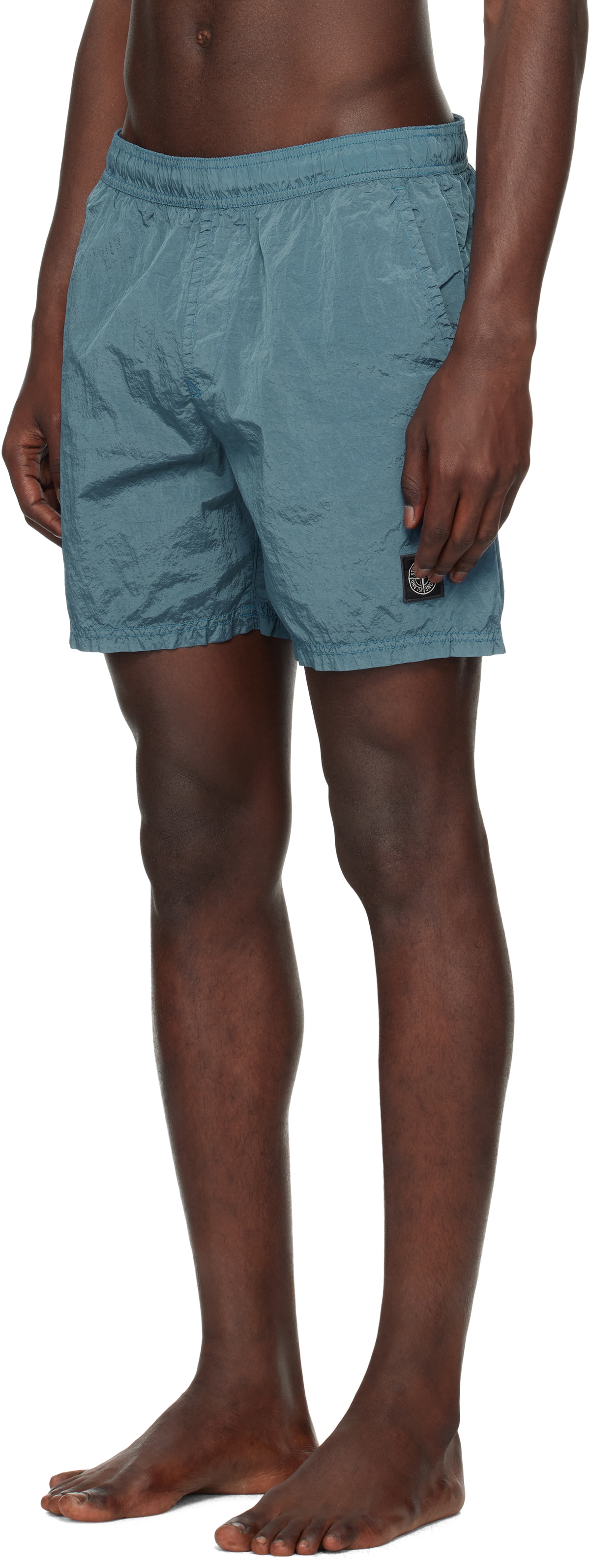 Stone Island Blue B100004 Nylon Metal Swim Shorts