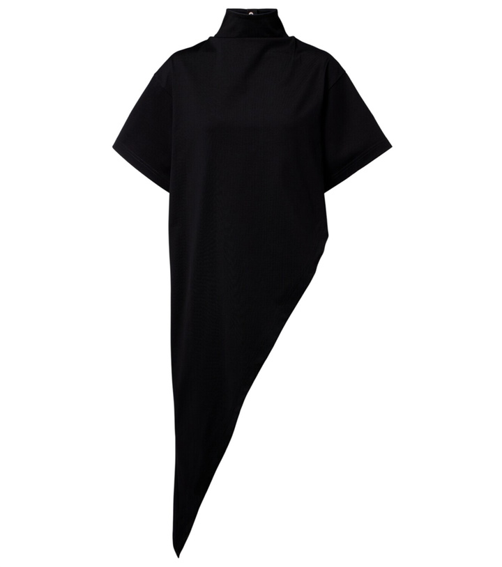Photo: Alaïa Asymmetric cotton jersey T-shirt