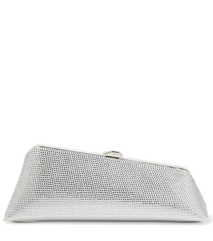 Photo: The Attico Long Night embellished leather clutch