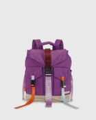 Ganni Recycled Tech Backpack Purple Backpacks