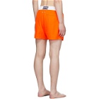 Vilebrequin Orange Bicolor Fluo Moxe Swim Shorts