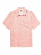 Solid & Striped - The Cabana Floral-Print Linen Shirt - Pink