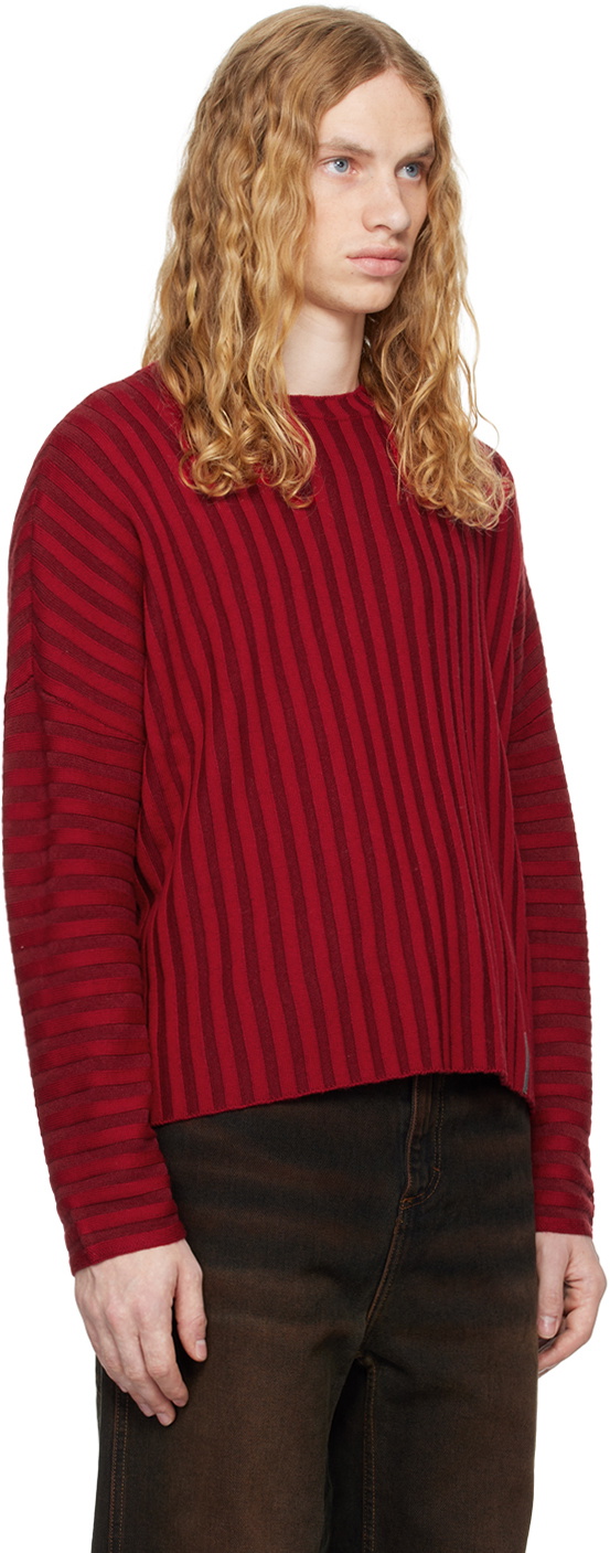 Eckhaus Latta Red Keyboard Sweater