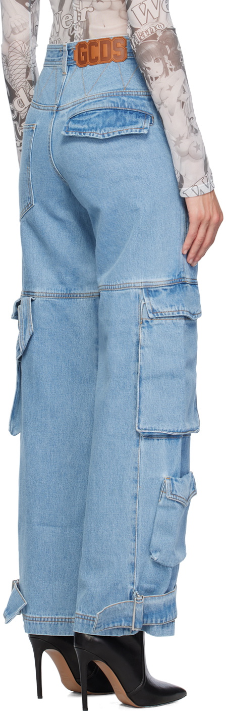 GCDS Blue Ultracargo Jeans