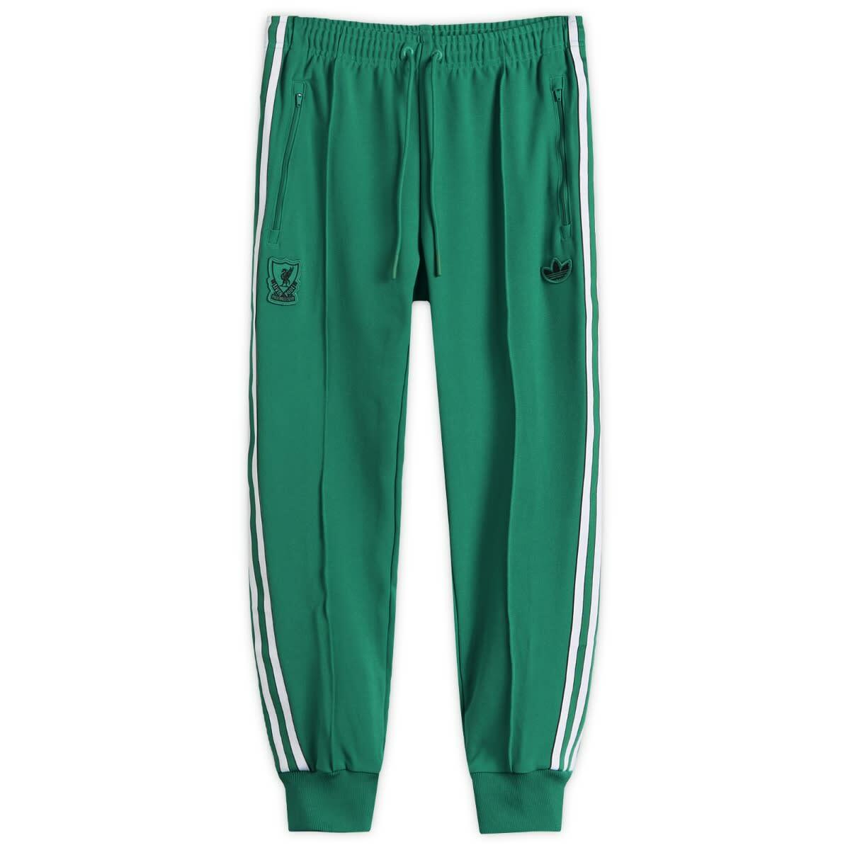 Adidas Liverpool FC Icon Track Pant in Sea Green