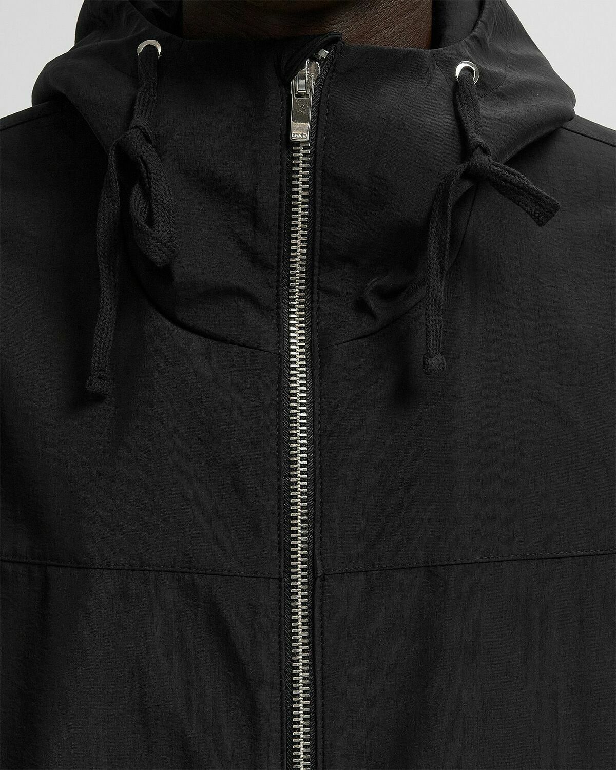Rough. SIGNATURE RAIN JACKET Black Mens Shell Jackets/Windbreaker