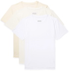 Maison Margiela - Three-Pack Cotton-Jersey T-Shirts - Men - White
