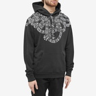 Marcelo Burlon Men's Snake Wings Regular Hoody in Black