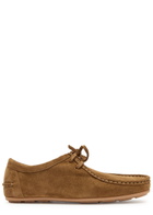 Bally Cleante Suede Loafers Tan