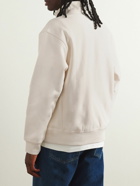 Carhartt WIP - American Script Cotton-Blend Jersey Half-Zip Sweatshirt - Neutrals