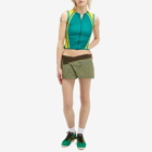 Miaou Women's Rey Zip Front Tank Vest in Pine