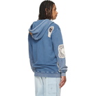 COÛT DE LA LIBERTÉ Blue Lynard California Cool Terry Graphics Zip Hoodie