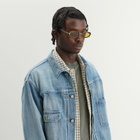 Le Specs Mecharo Sunglasses in Gold/Black 