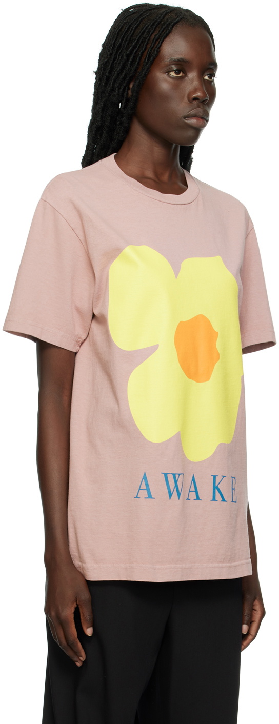 Awake NY Purple Floral T-Shirt