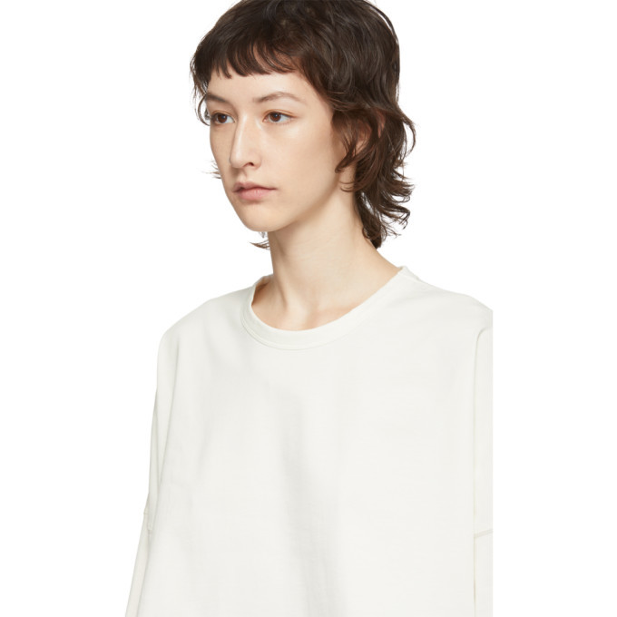 Studio Nicholson Off-White Loop Long Sleeve T-Shirt Studio Nicholson