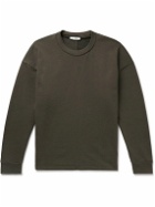 The Row - Ezan Cotton-Jersey Sweatshirt - Green