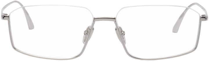 Photo: Balenciaga Silver Shiny BB0143O Glasses