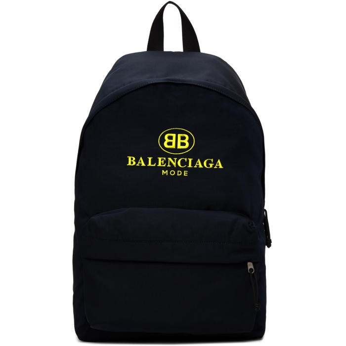 Photo: Balenciaga Navy BB Explorer Backpack