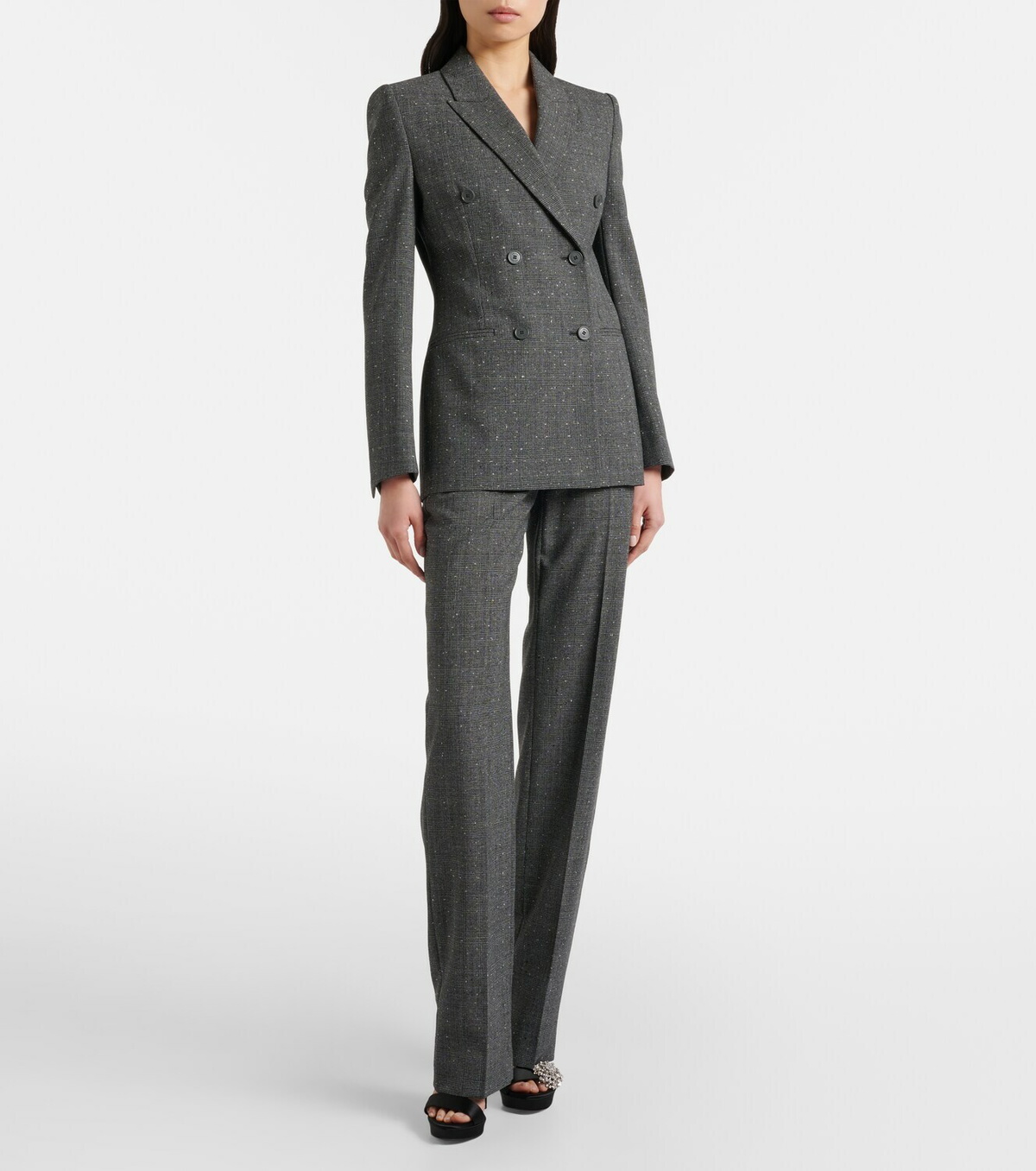 McQueen Prince of Wales check wool blazer