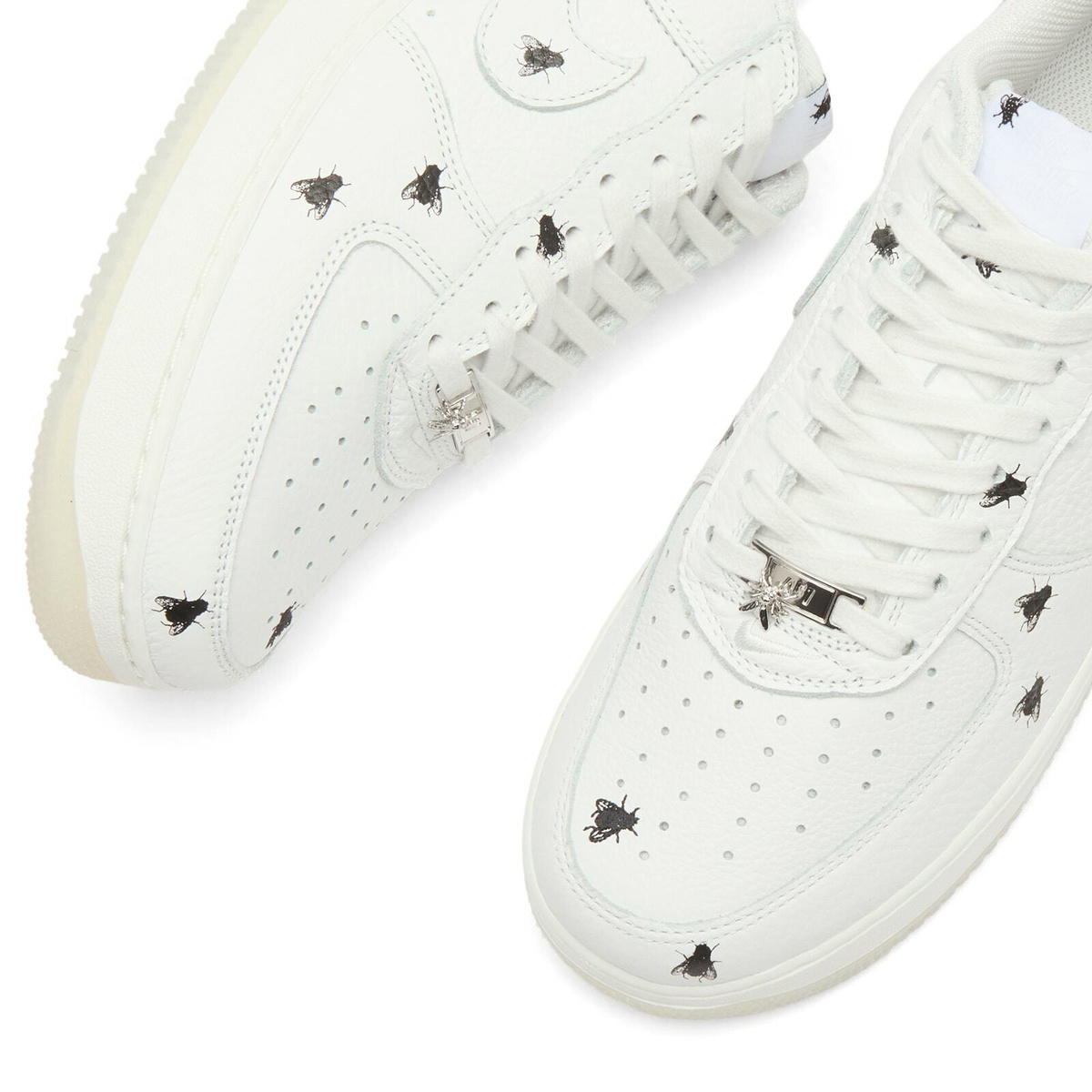 Nike Air Force 1 Retro Halloween Sneaker in Summit White/Black