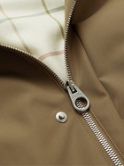 Loro Piana - Horsey Leather-Trimmed Storm System® Tech-Shell Hooded Jacket - Brown