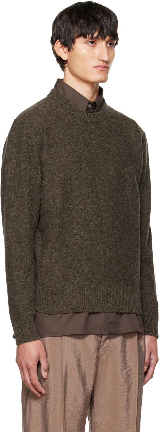 Lemaire Brown Wool Sweater Lemaire