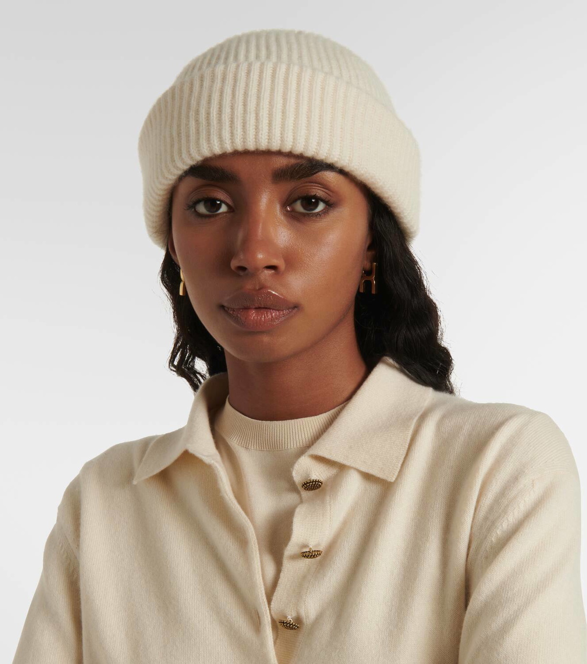 Loro Piana Fobello ribbed-knit cashmere beanie