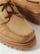 Yuketen - Nubuck Boat Shoes - Brown