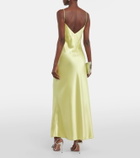 Galvan Cropped slip dress
