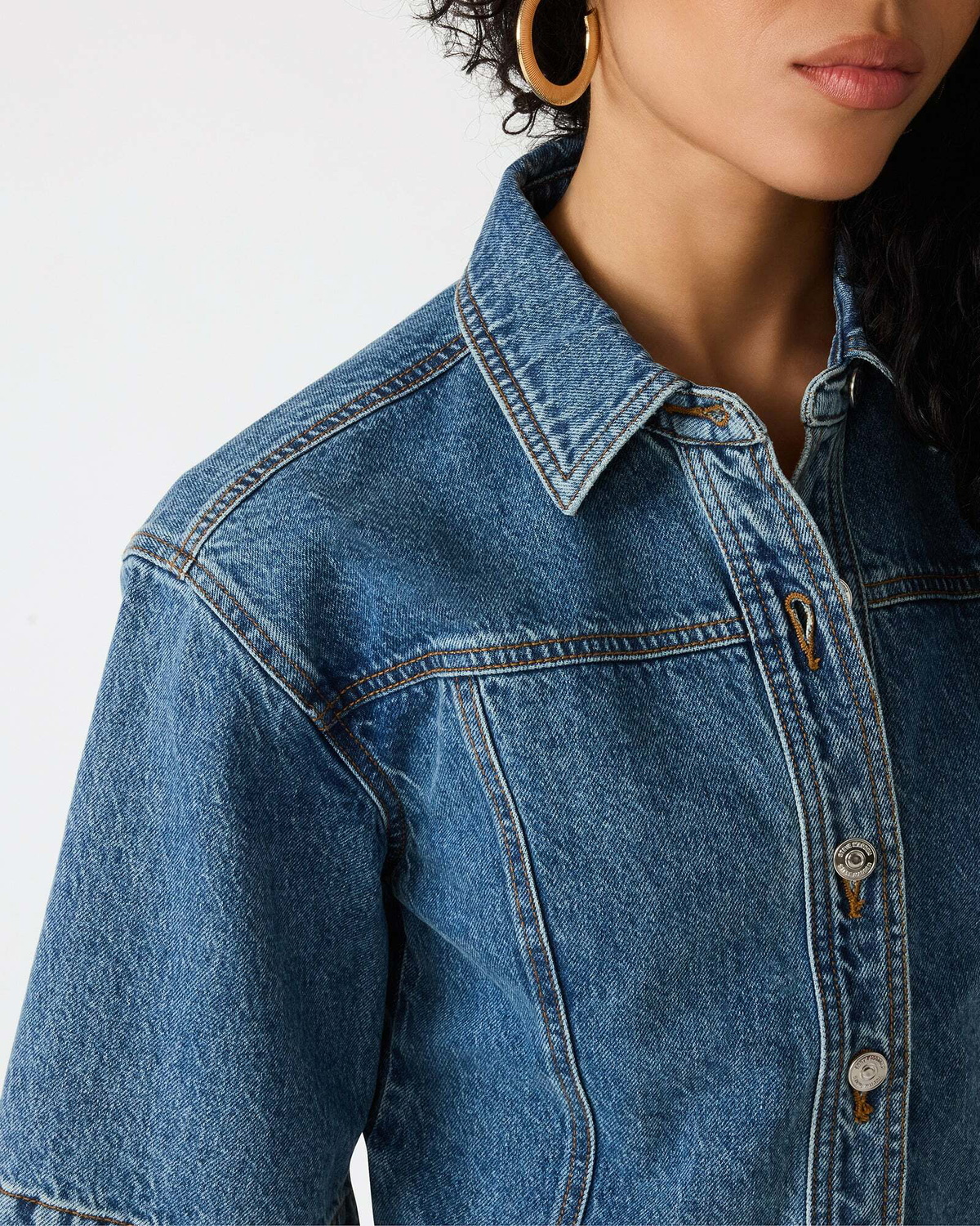 Steve Madden Savy Top in Denim