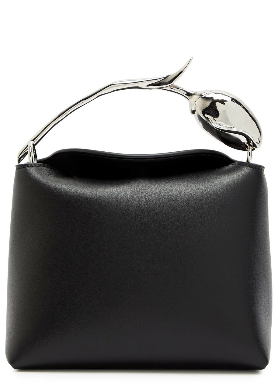 Erdem Bloom Mini Leather top Handle bag - Black - One Size