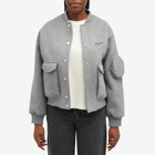 Axel Arigato Women's Orson Bomber Jacket in Grey Melange