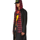 Juun.J Black Hooded Coat