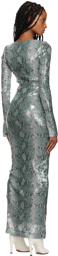 16Arlington Gray Solaria Maxi Dress