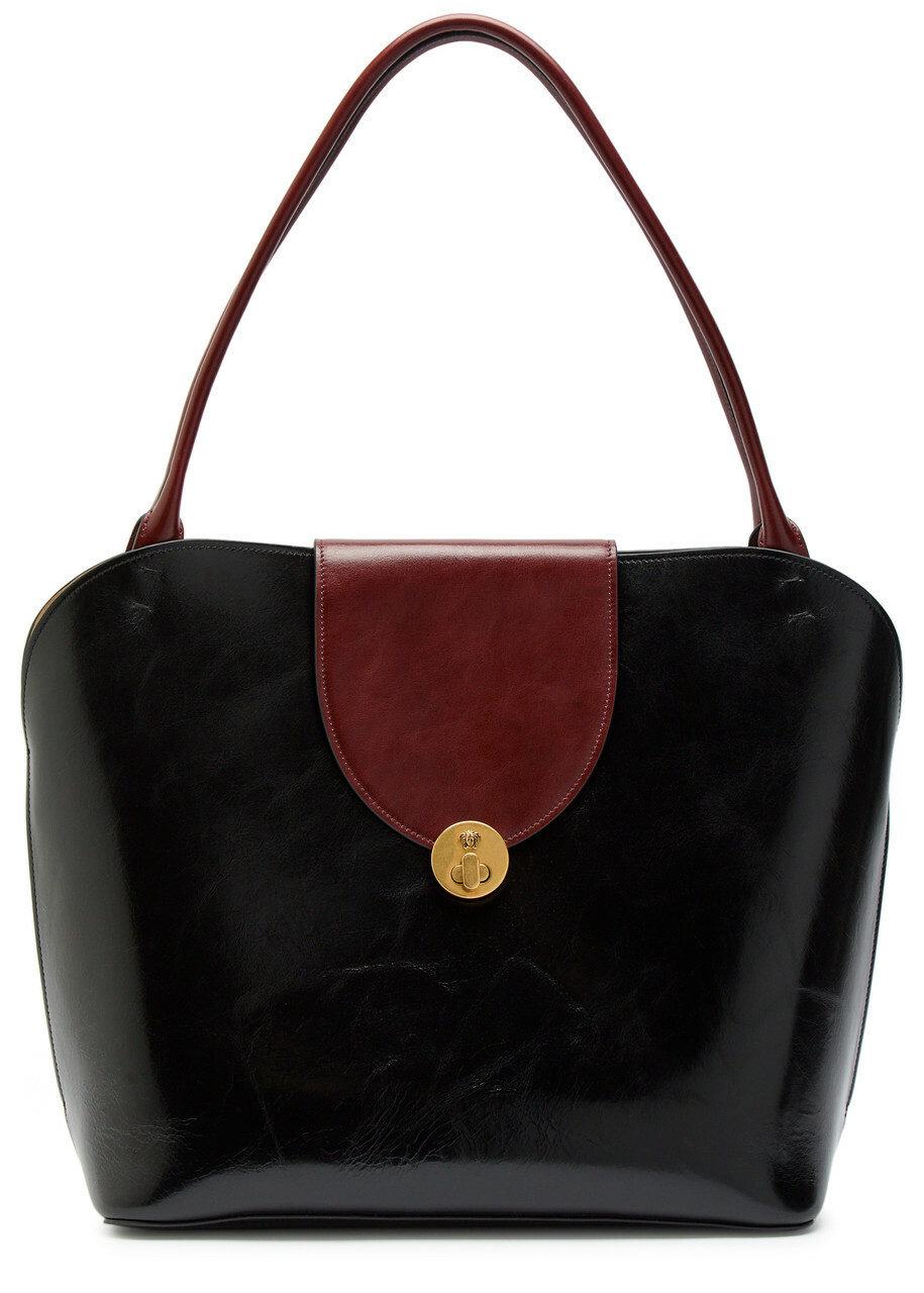 Versace Large Leather Tote bag - Black - One Size