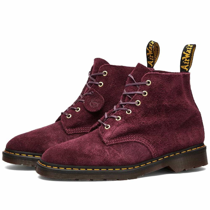 Photo: Dr. Martens Men's 101 6-Eye Boot in Plum Desert Oasis Suede