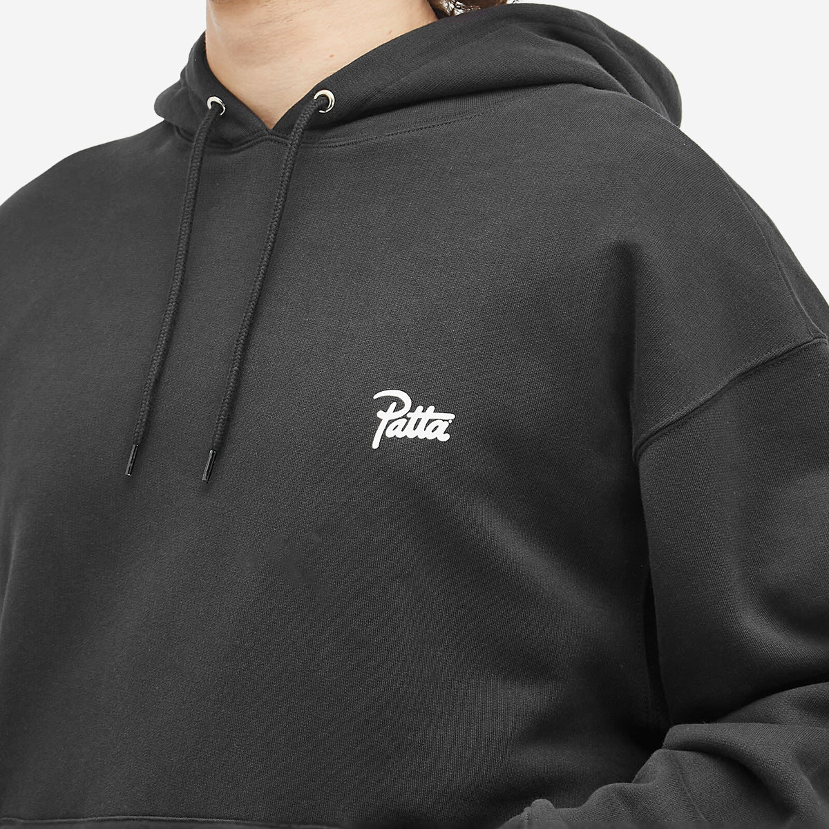 Patta Men's Xerox Peace Boxy Hoodie in Black