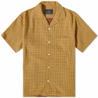 Portuguese Flannel Men's Favo Honey Vacation Shirt in Yellow