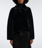 Joseph Kyro reversible shearling and leather jacket
